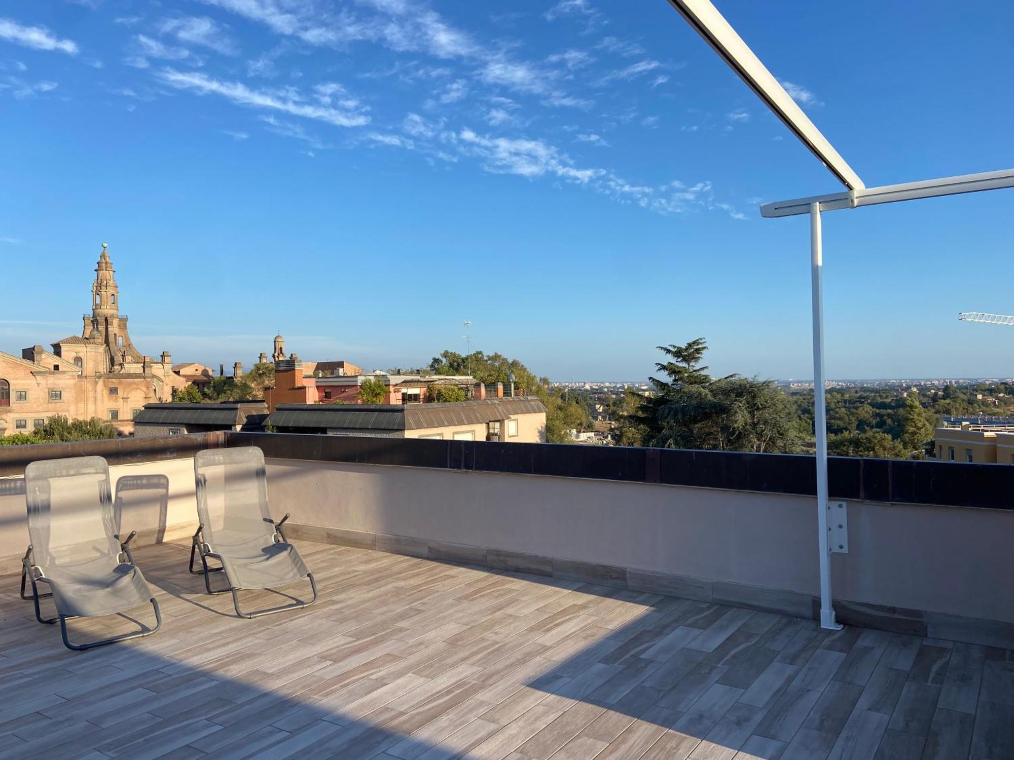 Attico Panoramico Luxury Roma Lägenhet Exteriör bild
