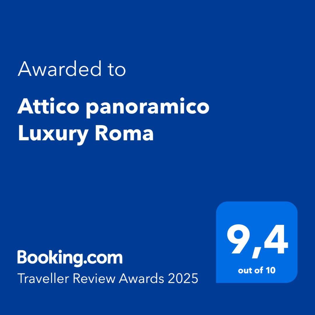 Attico Panoramico Luxury Roma Lägenhet Exteriör bild